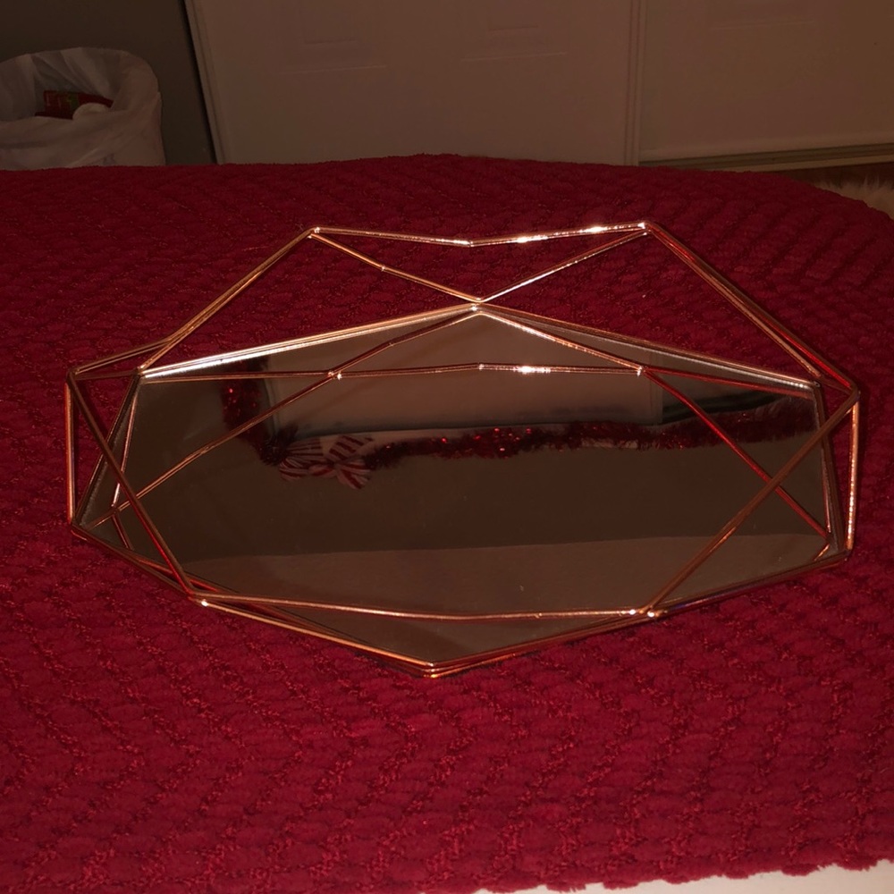 Rose Gold Vanity Tray